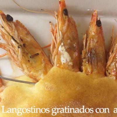 Langostinos Allioli